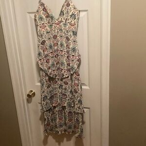 Saylor Teared Print Dress